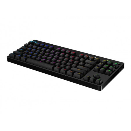 Logitech G Pro Mechanical Gaming Keyboard - Teclado - Backlit - Usb - Internacional De Ee. Uu. - Interruptor Gx Blue Clicky -