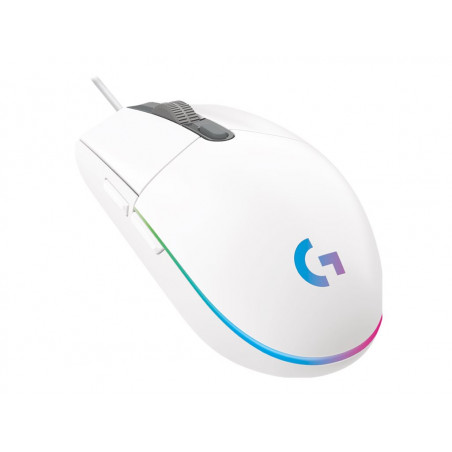 LOGITECH G102 LIGHTSYNC GAMING MOUSE WHITE