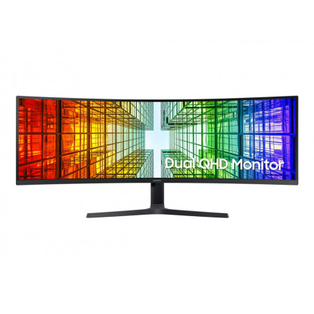 Samsung S49A950UIU - S95UA Series - monitor QLED - curvado - 49" - 5120 x 1440 Dual Quad HD  120 Hz - VA - 350 cd/m - 30001 -