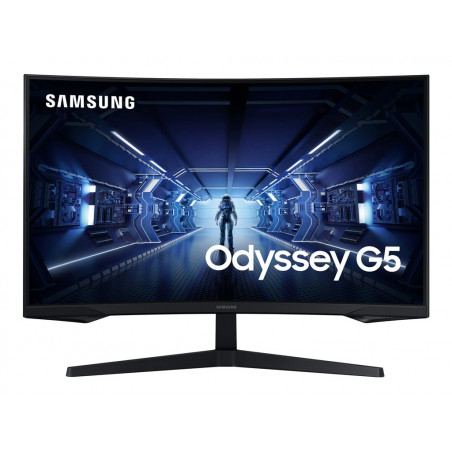 Samsung Odyssey G5 C32G55TQBU - G55T Series - monitor LED - curvado - 32 - 2560 x 1440 WQHD  144 Hz - VA - 300 cd/m - 25001 -