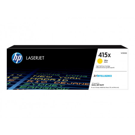 Hp 415x Amarillo Laserjet Toner Ca