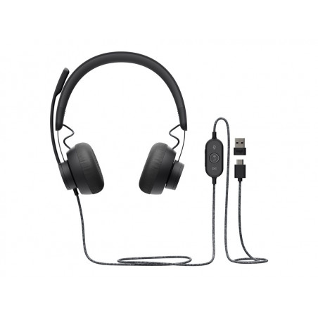 Logitech Zone Wired Msft Teams - Auricular - En Oreja - Cableado - Usb-c - Grafito - Certificado Para Equipos De Microsoft