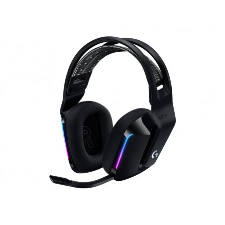 Logitech G G733 Lightspeed Wireless Rgb Gaming Headset - Auricular - Tamano Completo - 24 Ghz - Inalambrico - Negro