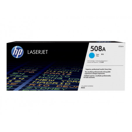 Hp 508a - Cian - Original - Laserjet - Cartucho De Toner Cf361a - Para Laserjet Enterprise Mfp M577 - Laserjet Enterprise Flow
