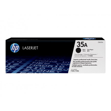 Hp 35a - Negro - Original - Laserjet - Cartucho De Toner Cb435a - Para Laserjet 1005 P1005 P1006 P1007 P1008 P1009