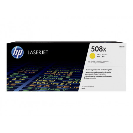 Hp 508x - Alto Rendimiento - Amarillo - Original - Laserjet - Cartucho De Toner Cf362x - Para Laserjet Enterprise Mfp M577 - L