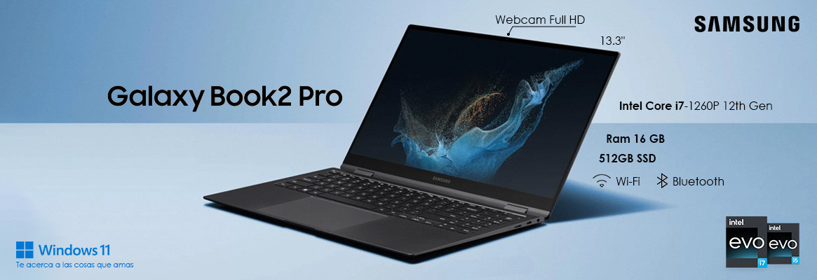 Samsung Galaxy Book2 Pro - Intel Core i7 1260P